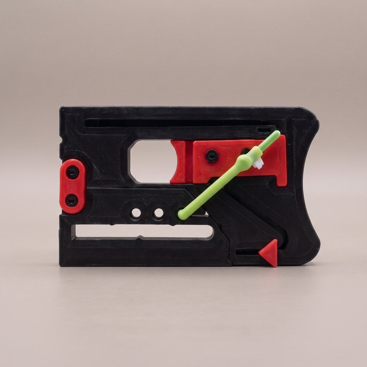 Foldable Card Slingshot - Black - front