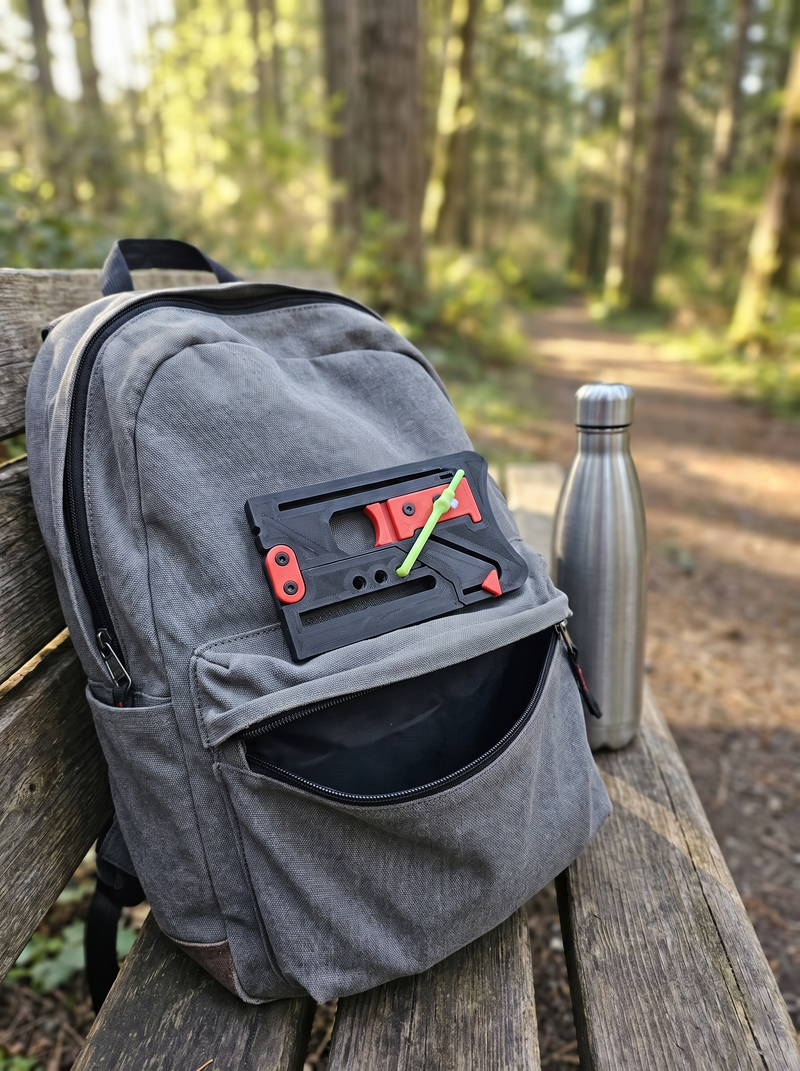 Pack Carry Flat enough for the front pocket
